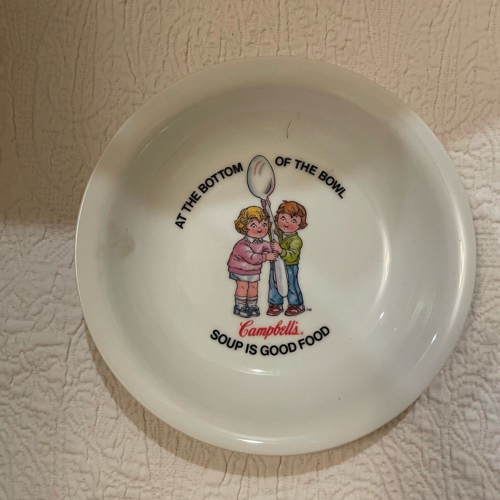 Campbell's White Soup Bowl